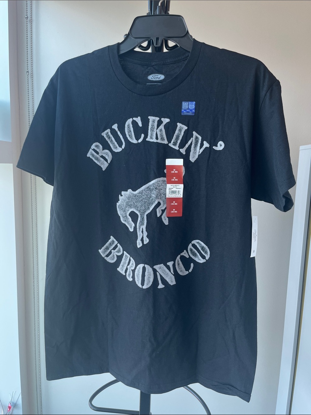 New Buckin Bronco Ford Relaxed Graphic Short Sleeves Tee
